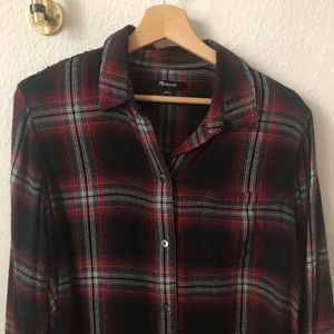 Madewell Flannel Ex-Boyfriend Shirt